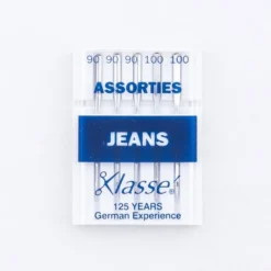 Aiguilles machines Jeans assorties