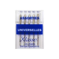 Aiguilles machines universelles assorties