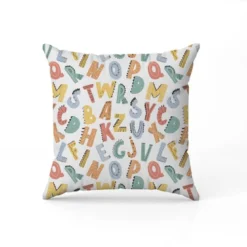Alphabet des animaux multicolore - Fond blanc