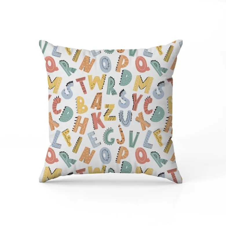 Alphabet des animaux multicolore - Fond blanc