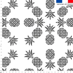 Ananas noir - Fond blanc