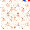 Animaux danseuses - Fond écru