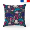 Animaux de la mer - Fond violet foncé