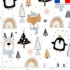 Animaux hiver - Fond blanc