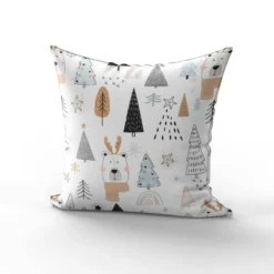 Animaux hiver ours - Fond blanc