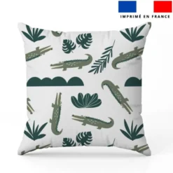 Animaux savane crocodile - Fond blanc
