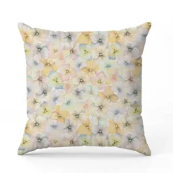 Aquarelle fleur jaune style vintage - Fond blanc