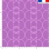 Arabesques parme - Fond violet