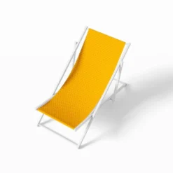 Aspect tissé uni - Fond jaune