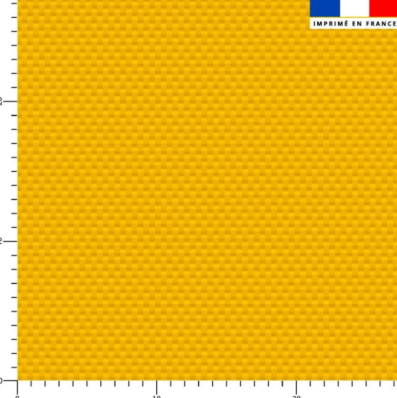 Aspect tissé uni - Fond jaune