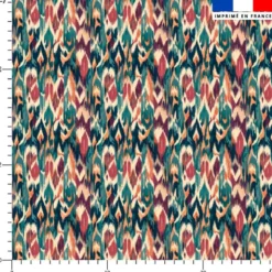 Aztèques multicolores - Fond écru