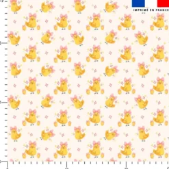 Baby chicken - Fond beige pâle