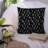 Bambou blanc - Fond noir