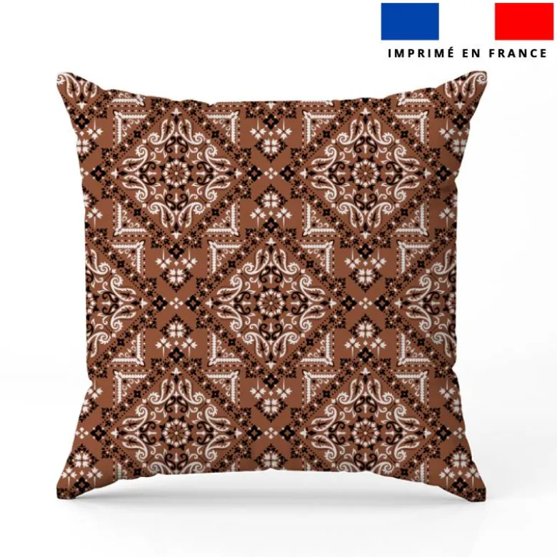 Bandana - Fond marron