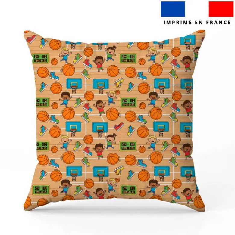 Basketball enfant - Fond beige