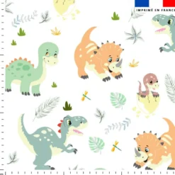 Bébé dino - Fond blanc