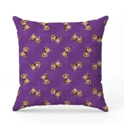 Bébé hyène - Fond violet - Création Stillistic