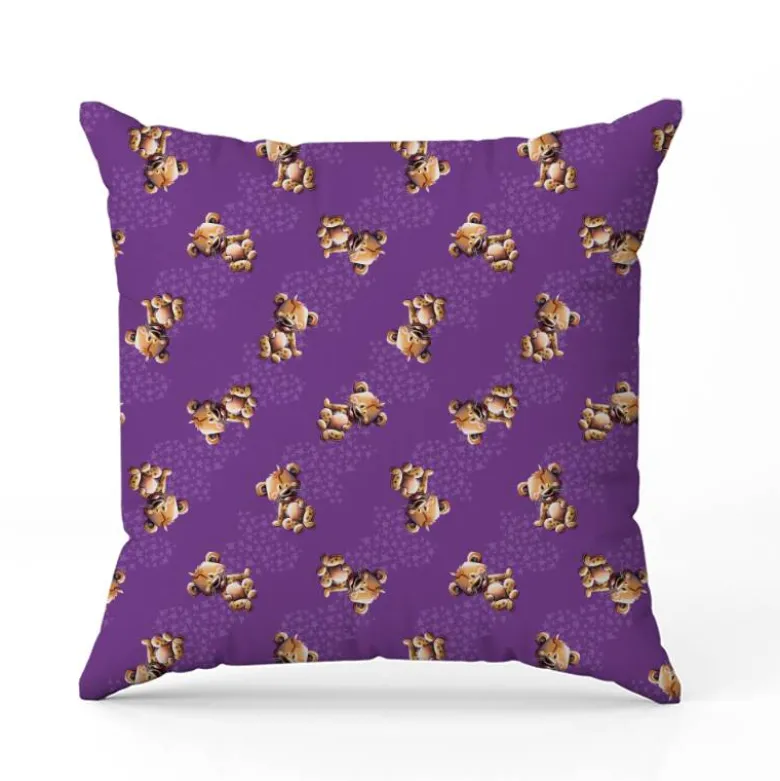 Bébé hyène - Fond violet - Création Stillistic