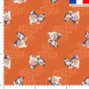 Bébé koala - Fond terracotta - Création Stillistic