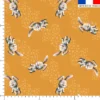 Bébé lapin - Fond orange - Création Stillistic
