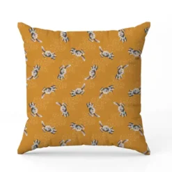 Bébé lapin - Fond orange - Création Stillistic