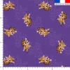 Bébé lynx - Fond violet - Création Stillistic