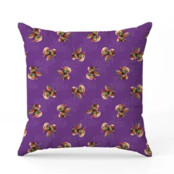 Bébé perroquet - Fond violet - Création Stillistic