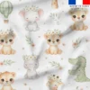 Bébés du safari - Fond blanc