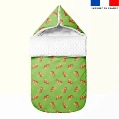 Bébé tigre - Fond vert - Création Stillistic