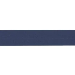 Biais polycoton 20 mm bleu foncé