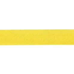 Biais polycoton 20 mm jaune
