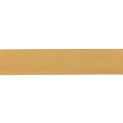 Biais polycoton 20 mm ocre