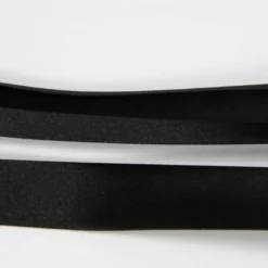 Biais replié satin noir 20mm