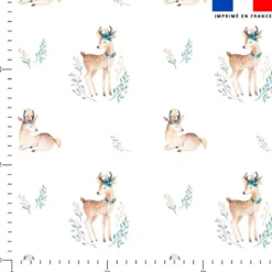 Biche bohème - Fond blanc