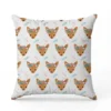 Biche couronne de fleurs - Fond blanc