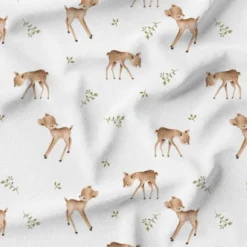Biche des bois jolis - Fond blanc
