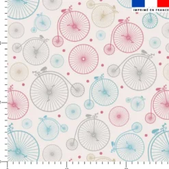 Bicyclette grand bi - Fond écru