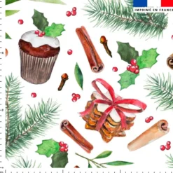 Biscuit de Noel - Fond blanc
