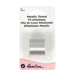 Bobine de fil métallique argent