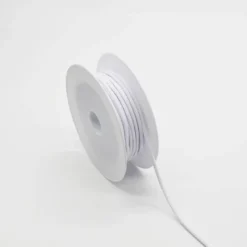 Bobine 25m cordelette 4 mm blanche