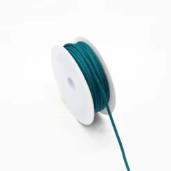 Bobine 25m cordelette 4 mm bleu canard