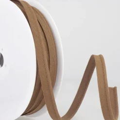 Bobine 25m de passepoil 10 mm noisette