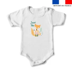 Body enfant 3 mois motif animaux de la forêt