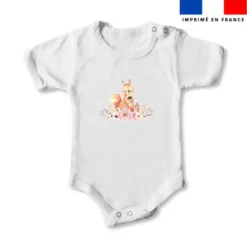 Body enfant 3 mois motif friends of forest