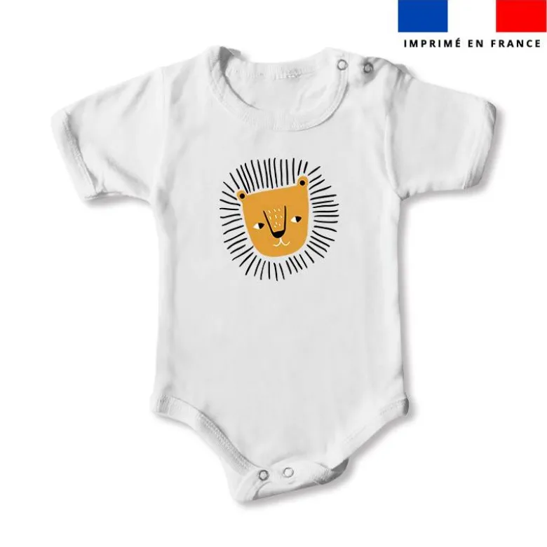 Body enfant 3 mois motif jungle friends