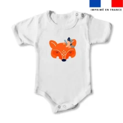 Body enfant 3 mois motif renard