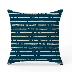 Bohème ethnique rayé - Fond bleu