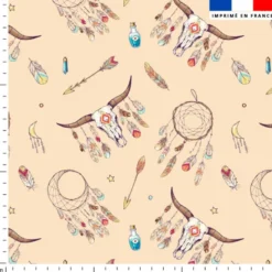 Boho indien - Fond beige