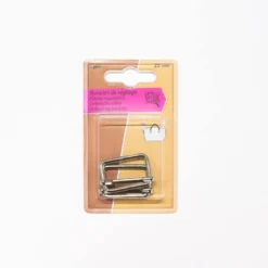 Boucles de réglage métal argent X2 25mm