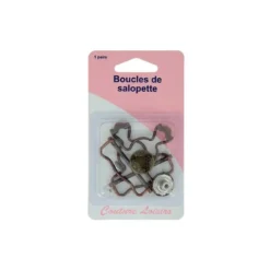 Boucles de salopette bronze X2